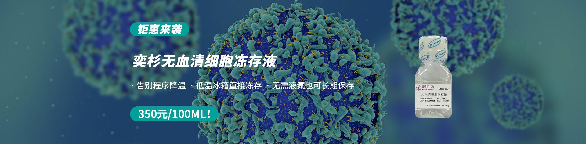 奕賽生物主營(yíng)紅細(xì)胞裂解液、重組轉(zhuǎn)鐵蛋白、T細(xì)胞擴(kuò)增、ITSE